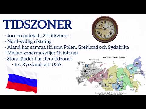 Video: Varför är vår jord indelad i 24 tidszoner?