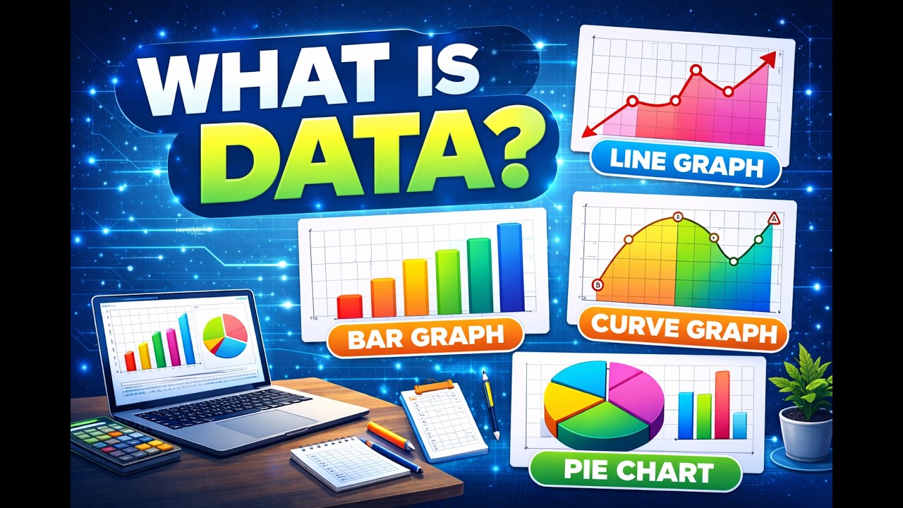 Learn Data Visualization Bar Graph, Line Graph, Curve & Pie Chart ...