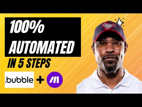 100% AUTOMATED Workflow: Make.com + Bubble.io in 5 EASY Steps (No-Code Magic?)