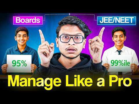 Manage Boards & JEE/NEET like a PRO! Secret hacks topper never reveal😱