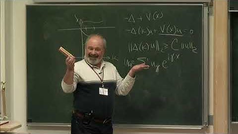 Prof. Peter Kuchment | Introduction to periodic operators V