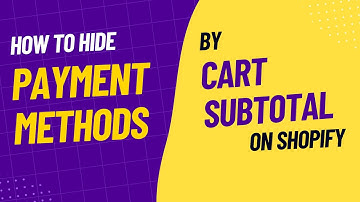 Control Payment Methods by Cart Subtotal Range in Shopify | PayRules | Minimum & Maximum | KlinKode