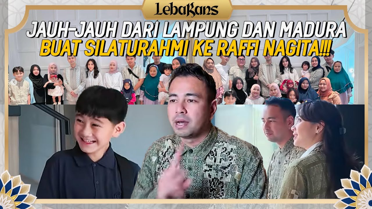 KELUARGA MBAK LALA & OM MERRY SILATURAHMI KERUMAH ANDARA!!! RAFFI LANGSUNG BAGI2 THR!!!!