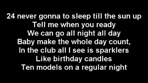 Flo Rida - Tell Me When You Ready feat. Future (Lyrics Video)