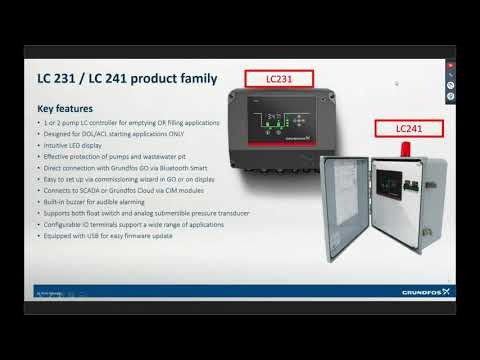 Grundfos L231 and L241 Panel