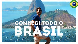 VISITEI TODOS os ESTADOS do BRASIL 60/60 #Brasil60 - DE NORTE A SUL - Estevam Pelo Mundo