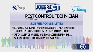Jobs for CT: Pest control technician