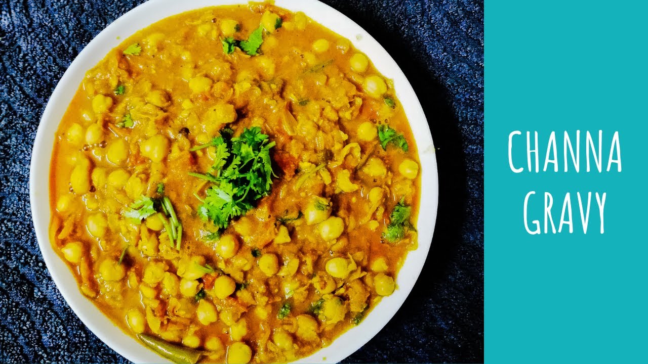 CHANNA GRAVY KONDA KADALAI CURRY EASY RECIPE GRAVY YouTube
