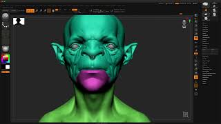 Intro to ZBrush 26  Polygroups