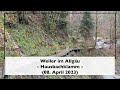 Weiler im allgu  hausbachklamm 08 april 2023