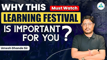 LEARNING FESTIVAL for YOU! DOUBLE CELEBRATION | Dhande Sir  #gateacademy