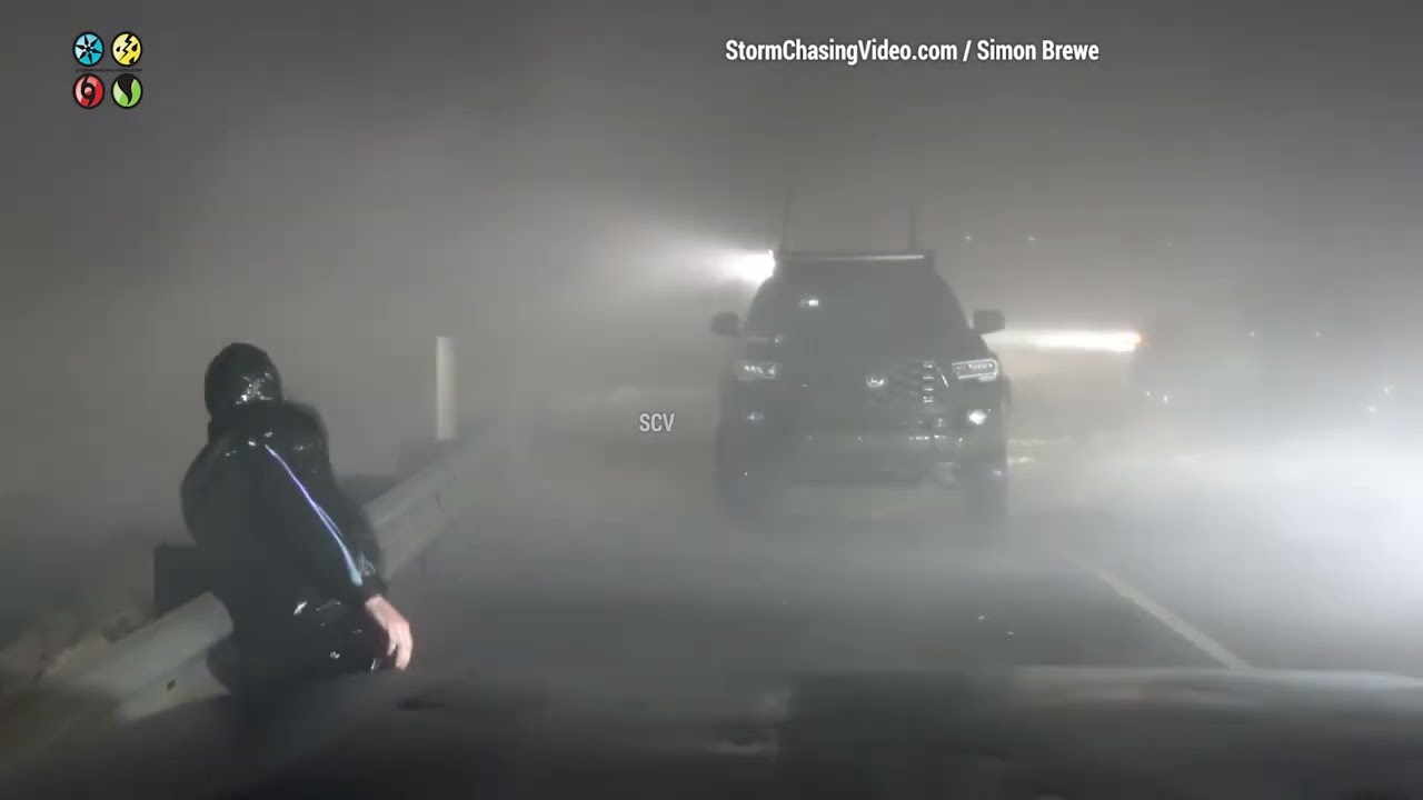 Hurricane Beryl Storm Surge Overtakes Sargent Beach, TX