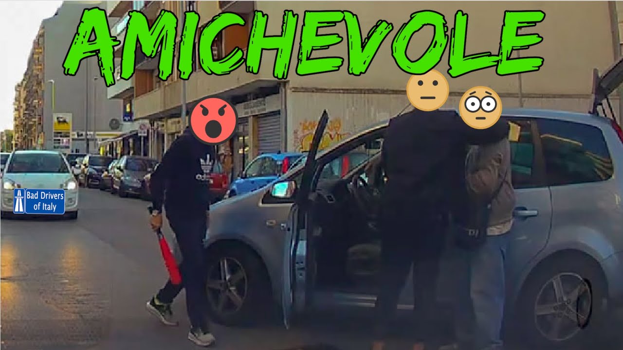 BAD DRIVERS OF ITALY dashcam compilation 11.30 - AMICHEVOLE