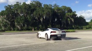 Doing Donuts In The 2014 Stingray