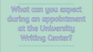 East Carolina University - University Writing Center Promo Video