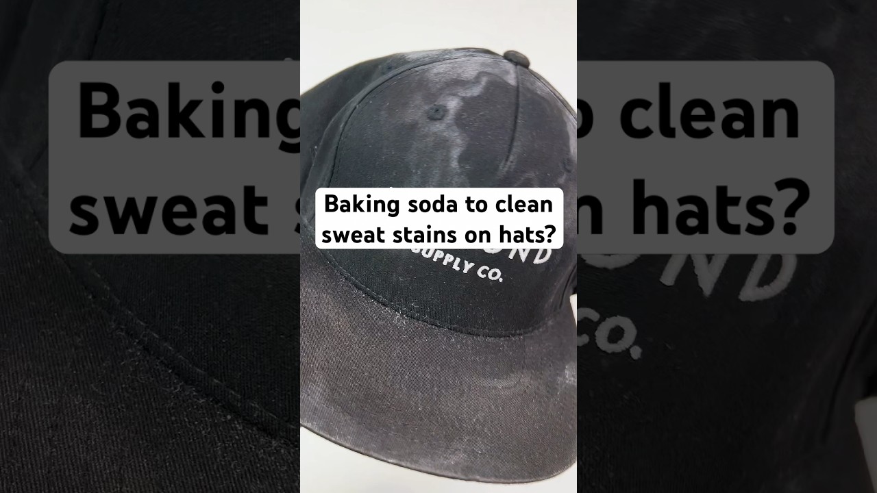 Can you clean sweat stains using baking soda? #hatcleaning ...