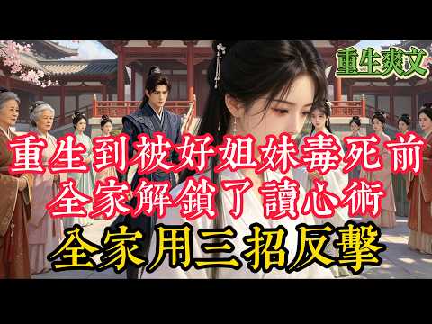 前世她被最信任的人毒死，重生后觉醒了读心术，却发现全家人都在同步收听她的内心直播——于是侯府变成了一台绞肉机，而仇人就是主动送上门的那块肉。#女主逆袭 #重生爽文 #手撕綠茶 。@爽漫爆发