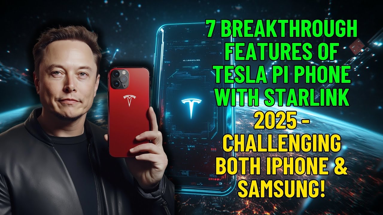 7 Breakthrough Features of Tesla Pi Phone With Starlink 2025 – Challenging Both iPhone & Samsung!
