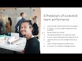 8 Predictors of sustained team performance