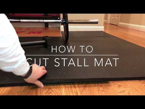 How to Cut Stall Mat