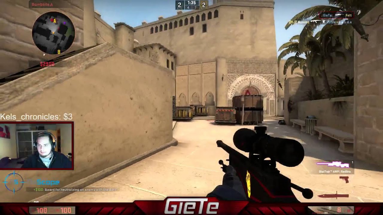 [CS:GO Gameplay] Jumping AWP shot! (de_mirage) - YouTube