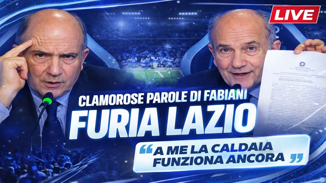 LE VERGOGNOSE DICHIARAZIONI di FABIANI sulla LAZIO, SIAMO BASITI