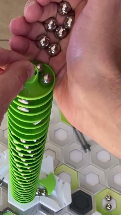 TIMBER! Will this GraviTrax marble spiral fall down?
