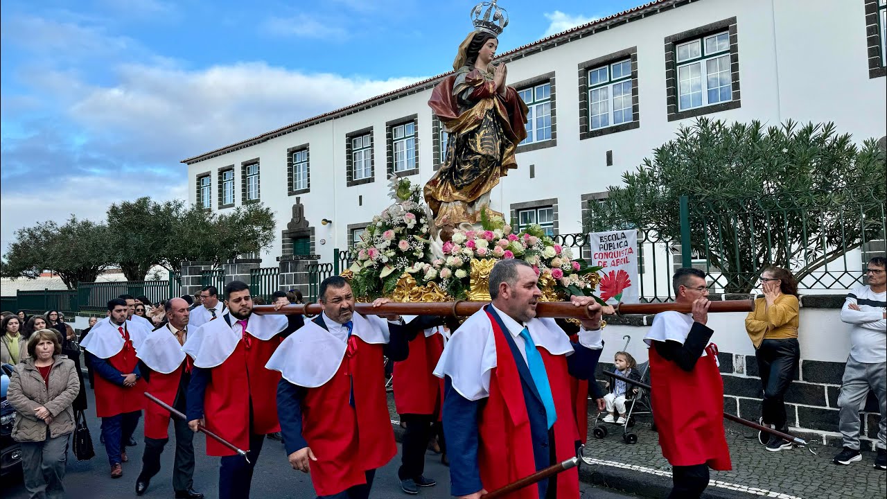 LIVE: Procissão Nossa Senhora da Conceição Ribeira Grande, São Miguel Açores Portugal - 08.12.2024