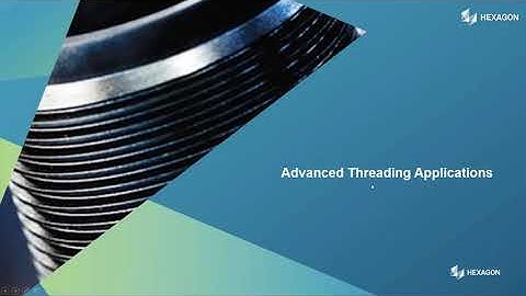 EDGECAM - CAM Applications - Thread Turning