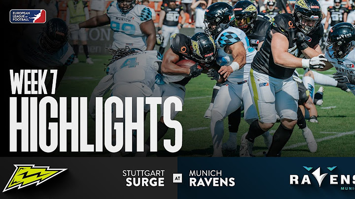 Stuttgart Surge @ Munich Ravens - Highlights | Week 7 | Season 2025