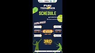 FUN TENNIS TOURNAMENT INKA HUT 43 - DAY 2 | SEMI FINAL & FINAL