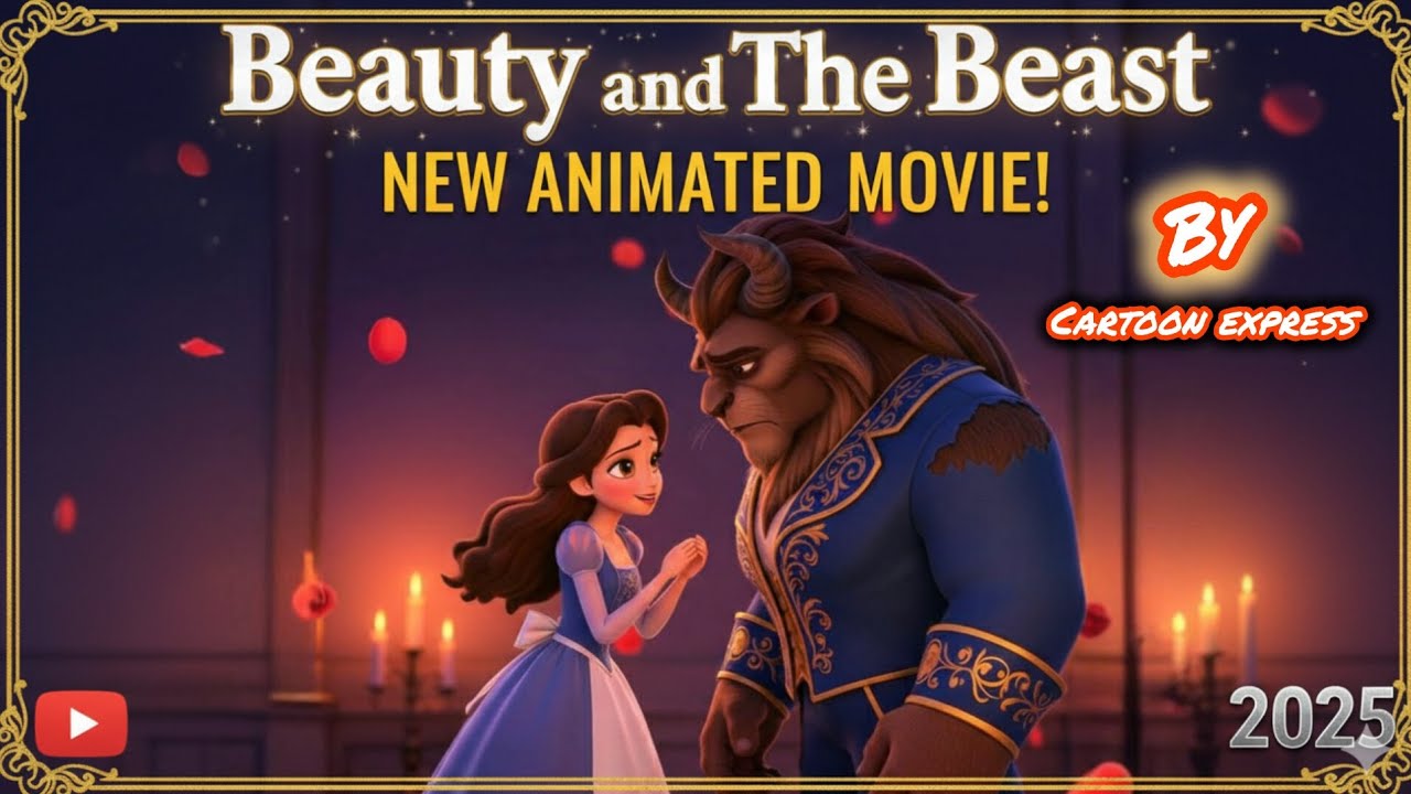 Beauty and The Beast | Animated movie | Princess story #fairytales ...