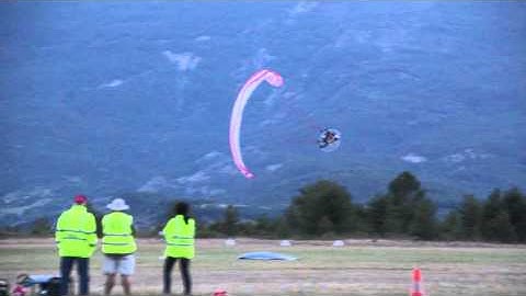Collapse at Final Run PF1 Grzegorz Krzyzanowski Dudek Snake WPSC World Paramotor Slalom Championship