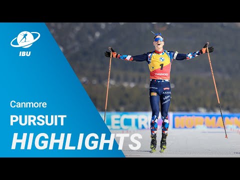 World Cup 23/24 Canmore: Men Pursuit Highlights