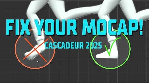 Fix Mocap in Cascadeur 2025 | Interval Edit Mode