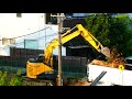 【伐採した樹木の積込み】住友建機 後方超小旋回ショベル Sumitomo SH125 Hydraulic Excavator 2021.6.24