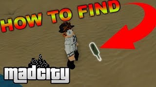 location of treasure map in mad city roblox