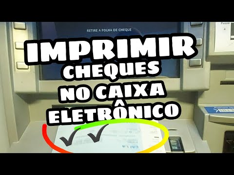 Vídeo: Como Quebrar Um Cheque No Caixa Em