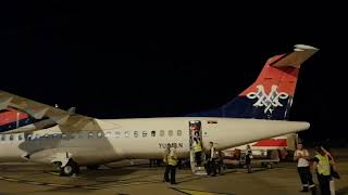 Flight report  BEG-TGD &quot;ATR-72 202&quot; /YU-ALN/ &quot;AirSRBIA&quot;