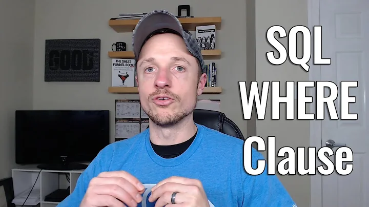 How to Filter with the WHERE clause in SQL