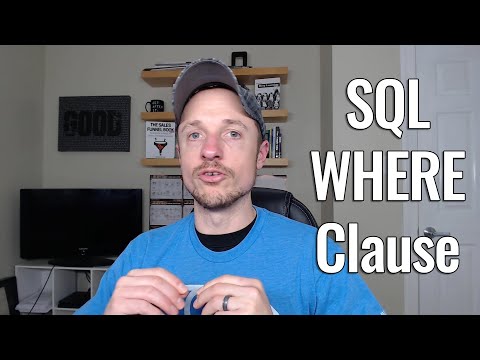 Vídeo: Per a què serveix l'ús de la clàusula en SQL?