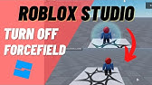 How To Remove The Force Field Roblox Tutorial Youtube - how to disable forcefield roblox in roblox