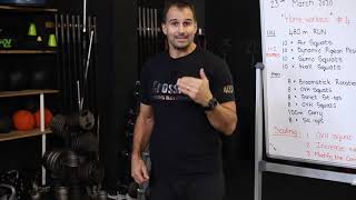 CrossFit Plett: At Home Warm-up Briefing for Workout #4 Monday 23rd March 2020