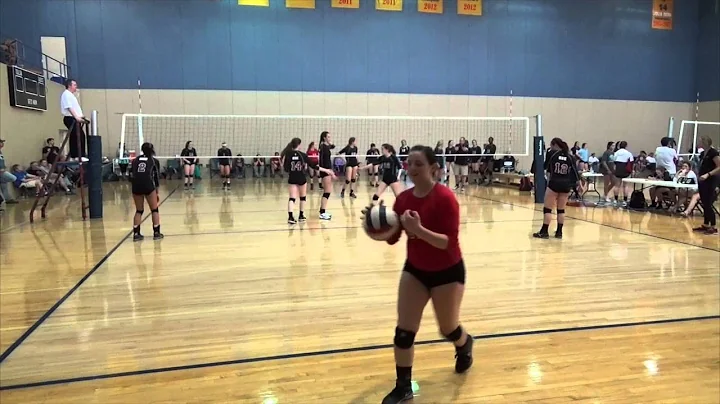Erin Raines #12 Club One 17 Red Volleyball