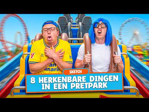 8 HERKENBARE DINGEN IN EEN PRETPARK! - Addo & Nick Comedy Sketch