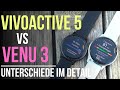 Garmin Vivoactive 5 vs Garmin Venu 3 - Die aktuell besten Fitnessuhren im Vergleich