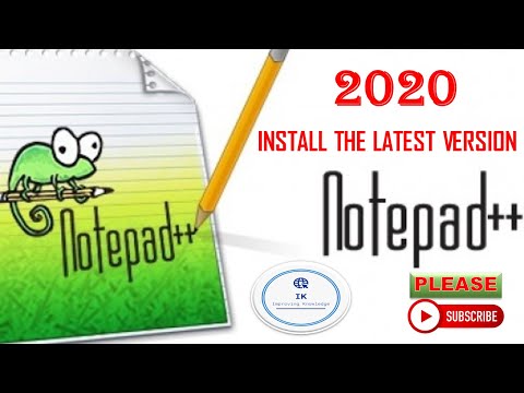 How to install the latest version of Notepad ++ for Windows 10 on 2020