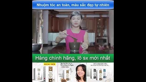 Hướng dẫn nhuộm tóc bằng bột lá nhuộm tóc Ogatic
