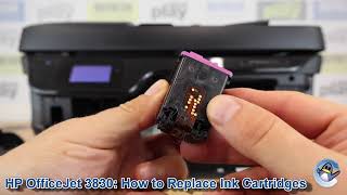 HP OfficeJet 3830: How to Replace Ink Cartridges