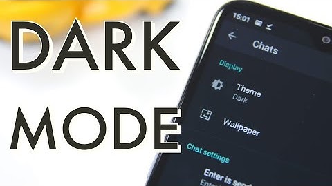Enable Dark Mode in WhatsApp for Android [Hindi]